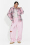 Pantaloni casual roz Lulaoa Bogas