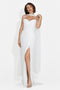 Rochie dama lunga alba Greta Bogas