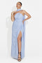 Rochie dama lunga bleu Lota Bogas