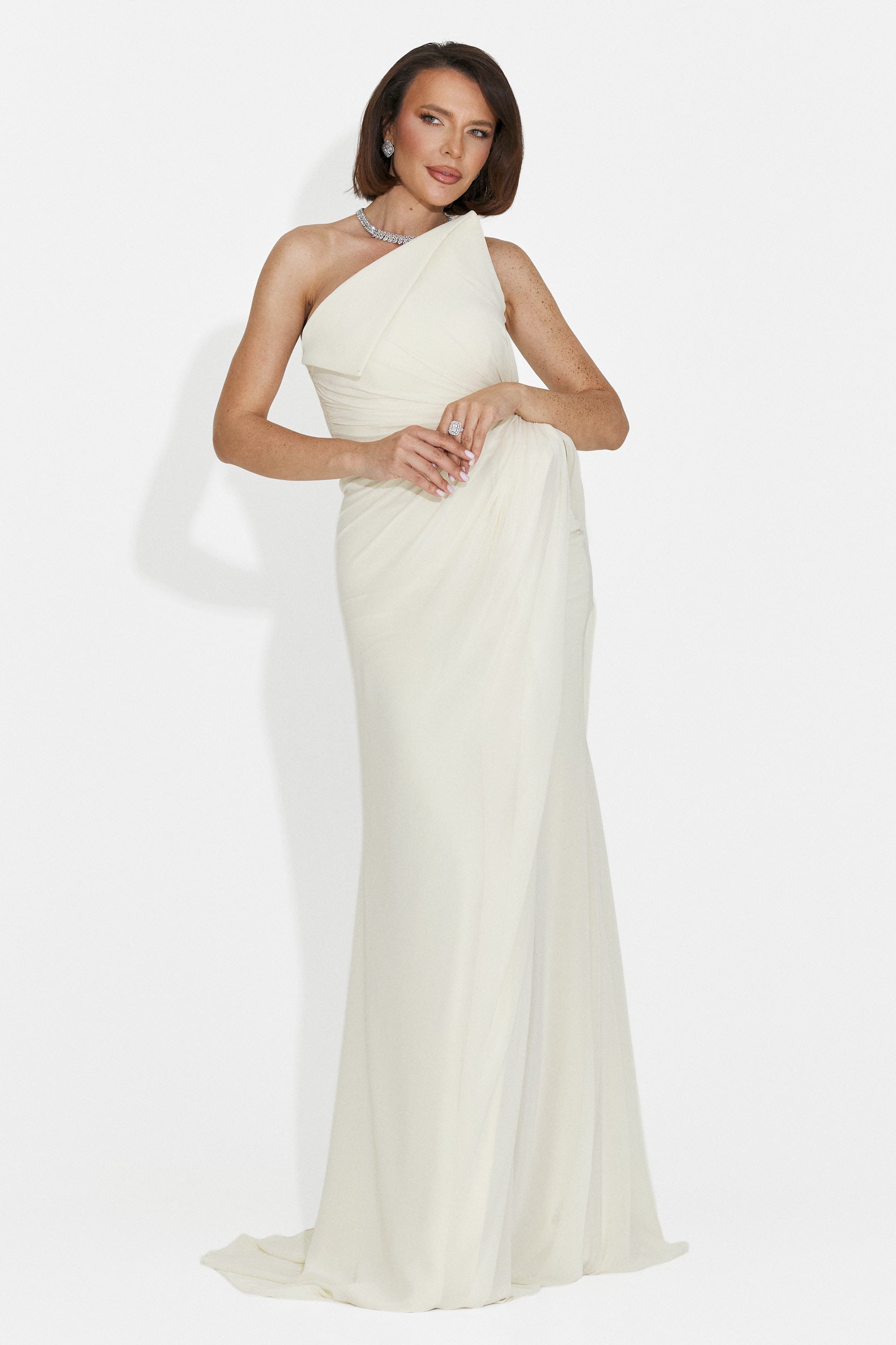 Rochie dama lunga galbena Felina Bogas