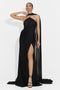 Rochie dama lunga neagra Lota Bogas
