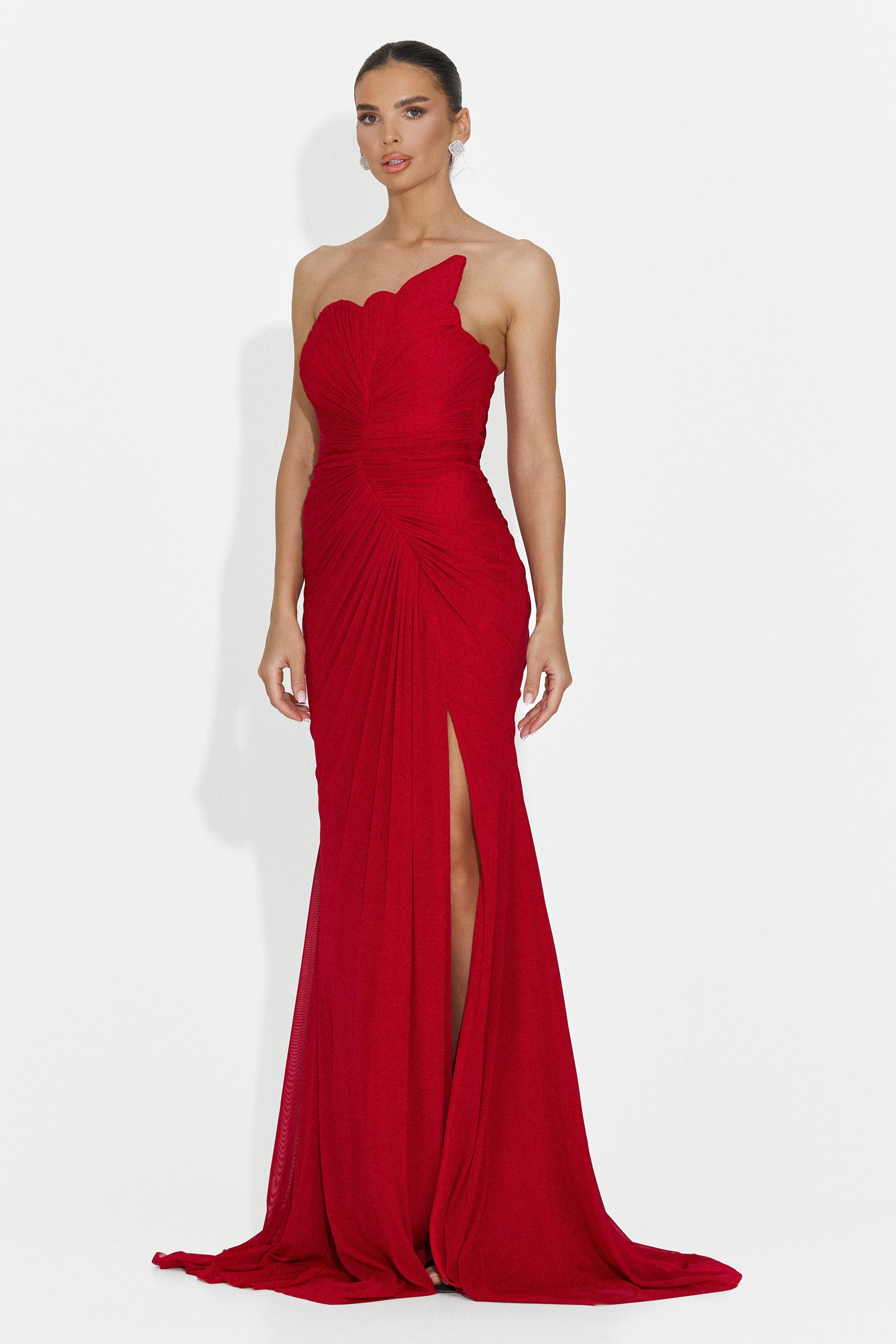 Rochie dama lunga rosie Jule Bogas