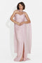 Rochie dama lunga roz Greta Bogas