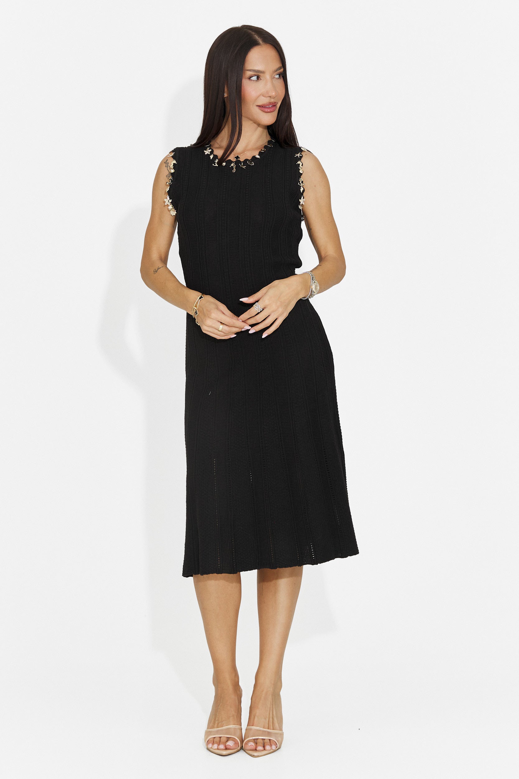 Rochie dama scurta neagra Delaia Bogas