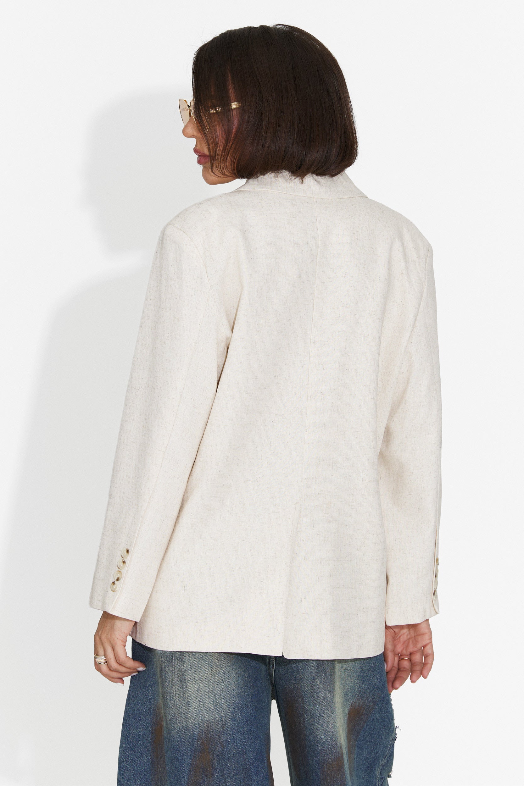 Bogas Foxglove Beige Ženski Blazer