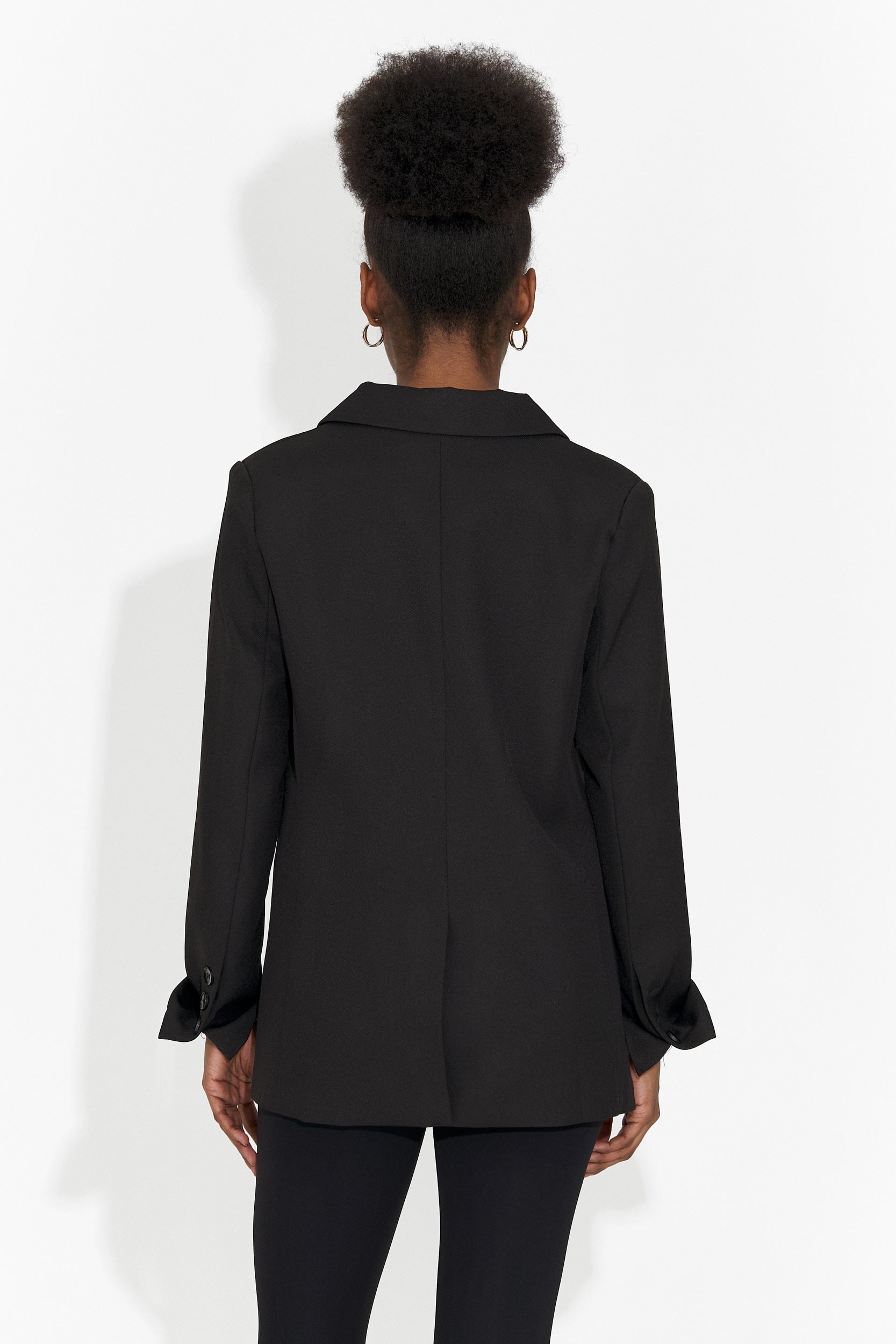Eleganten črn ženski blazer Caleiaja Bogas