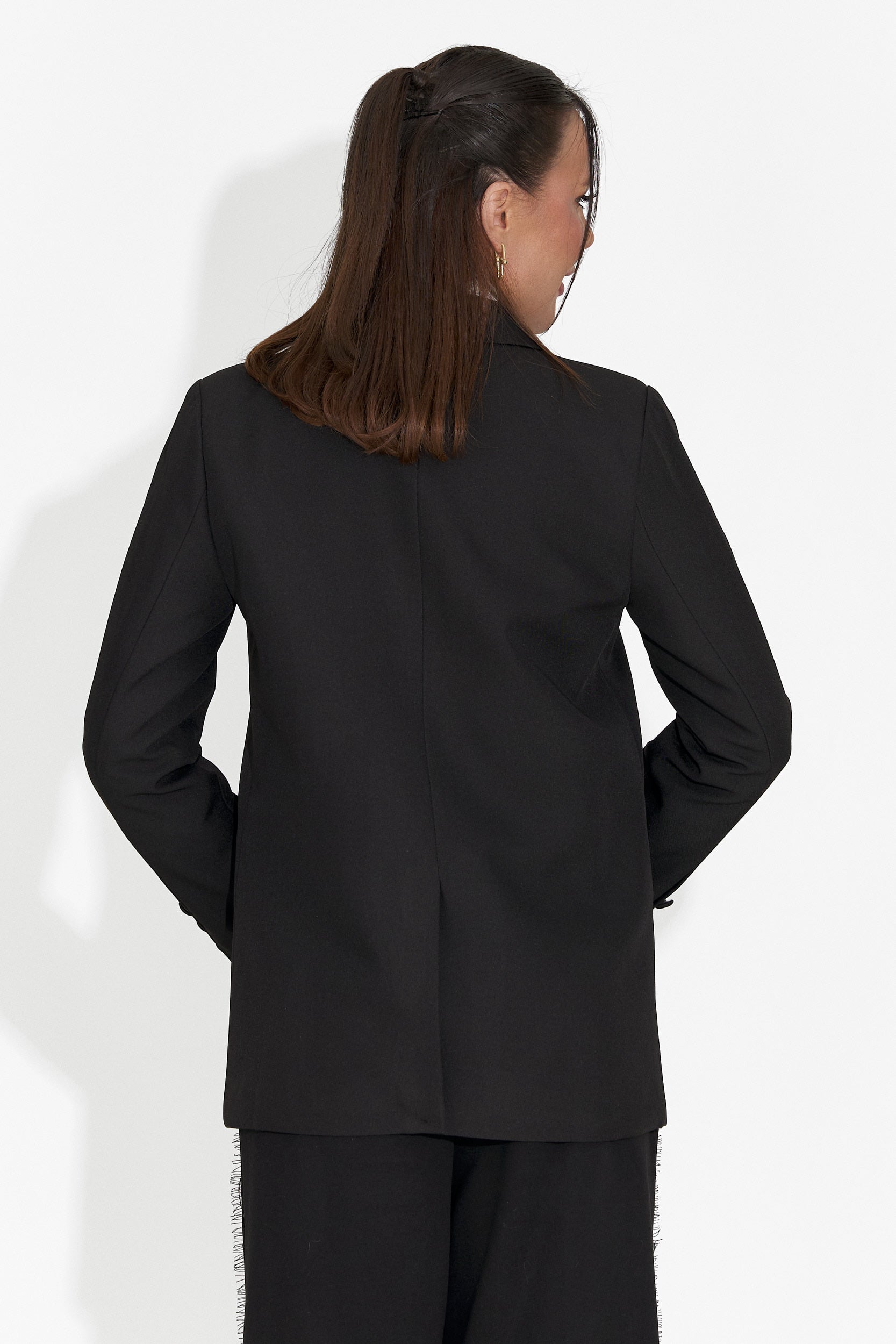 Eleganten črn ženski blazer Celima Bogas