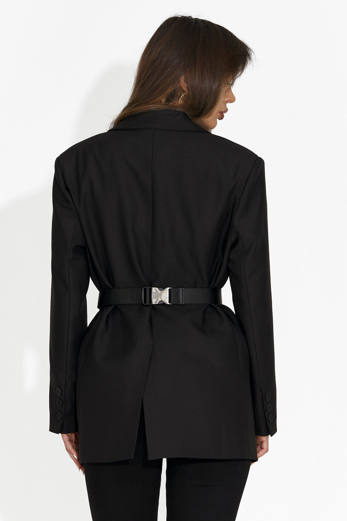 Eleganten črn ženski blazer Zoira Bogas