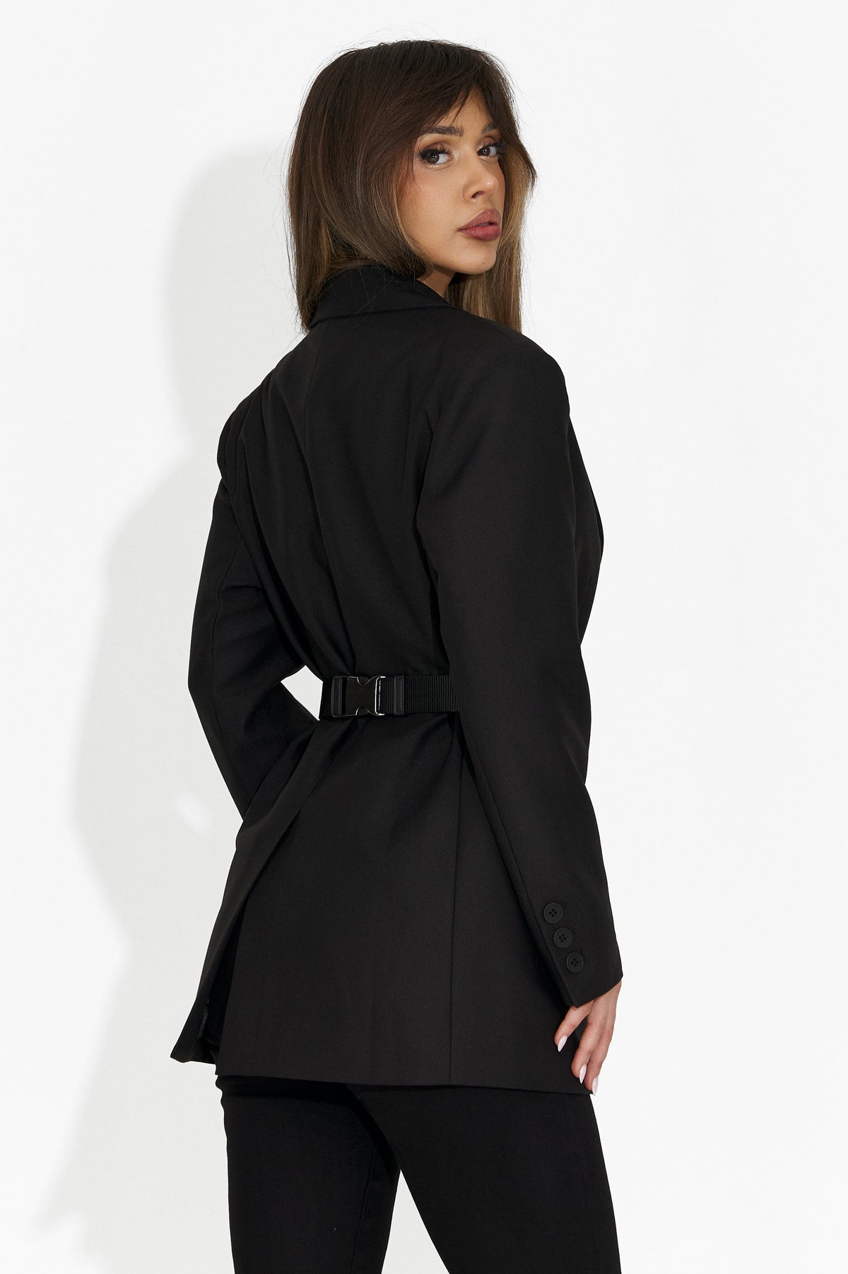Eleganten črn ženski blazer Zoira Bogas