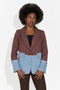 Eleganten Maroon Ženski Blazer Zinalia Bogas