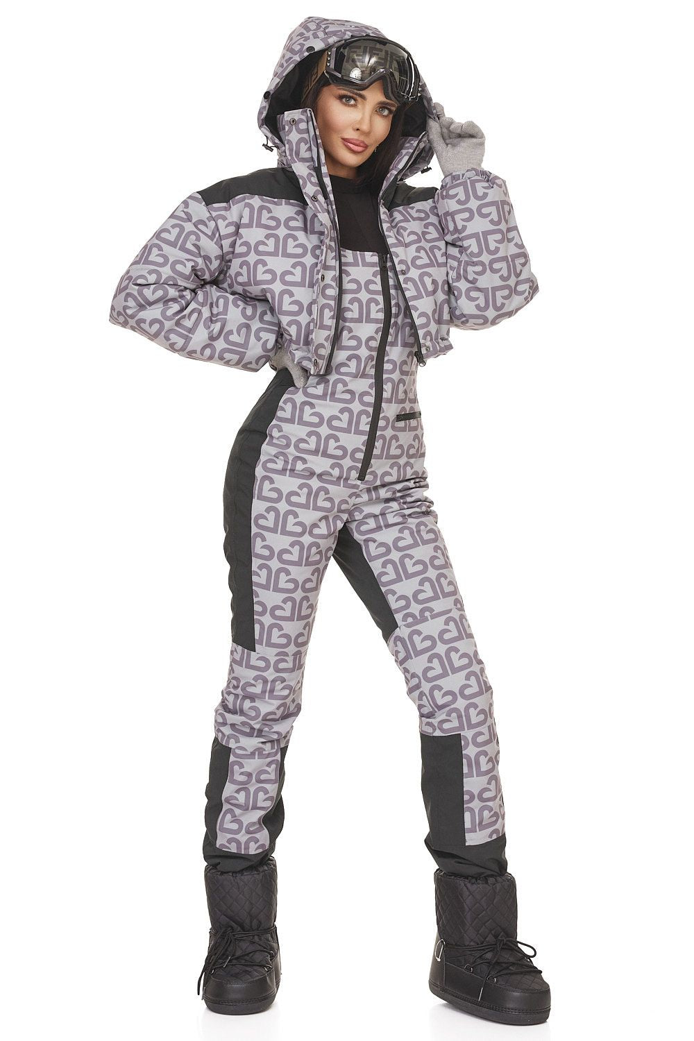 Costum ski casual gri Senileda Bogas