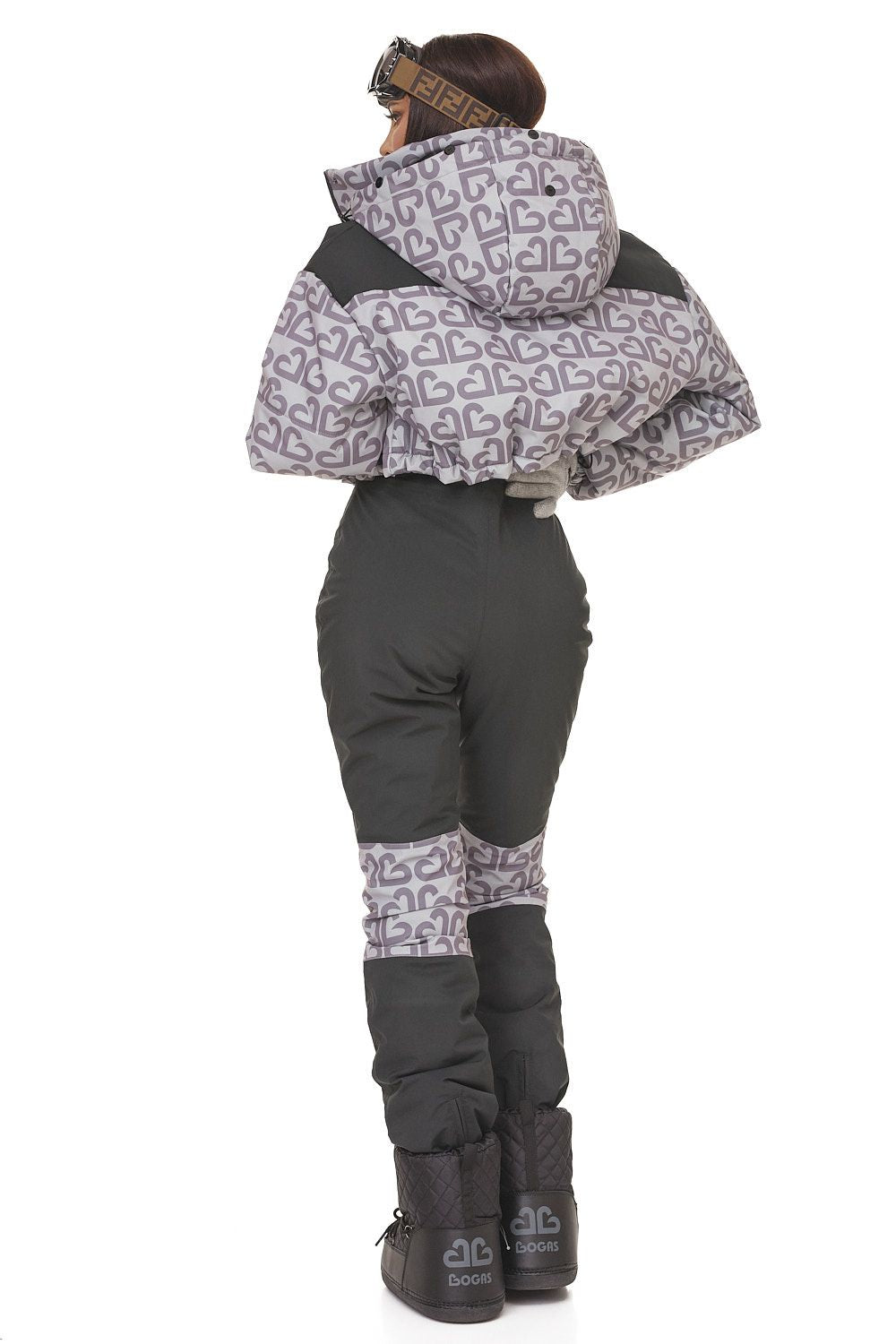 Costum ski casual gri Senileda Bogas