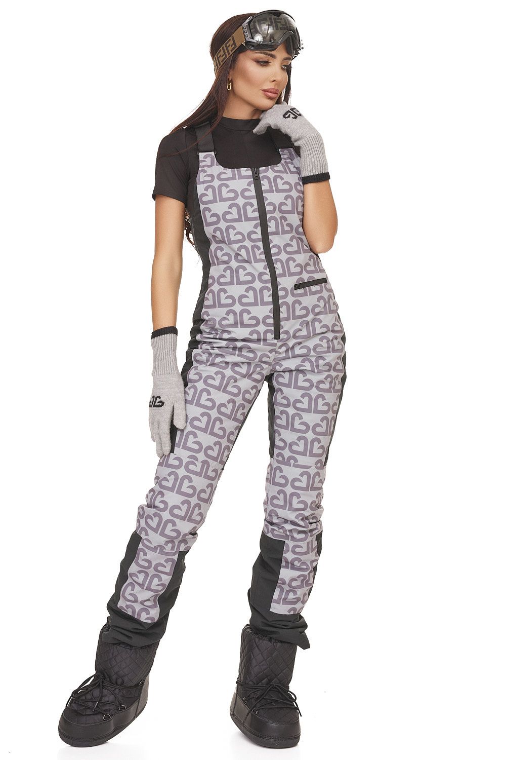 Costum ski casual gri Senileda Bogas
