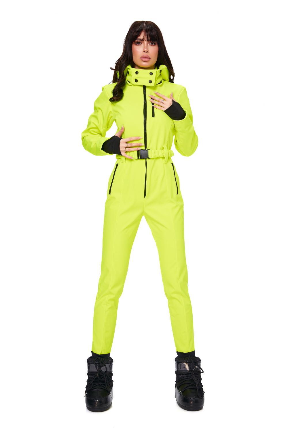 [Resigilat] Salopeta ski casual verde Anodys Bogas