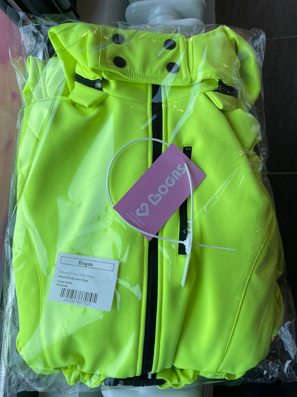 [Resigilat] Salopeta ski casual verde Anodys Bogas