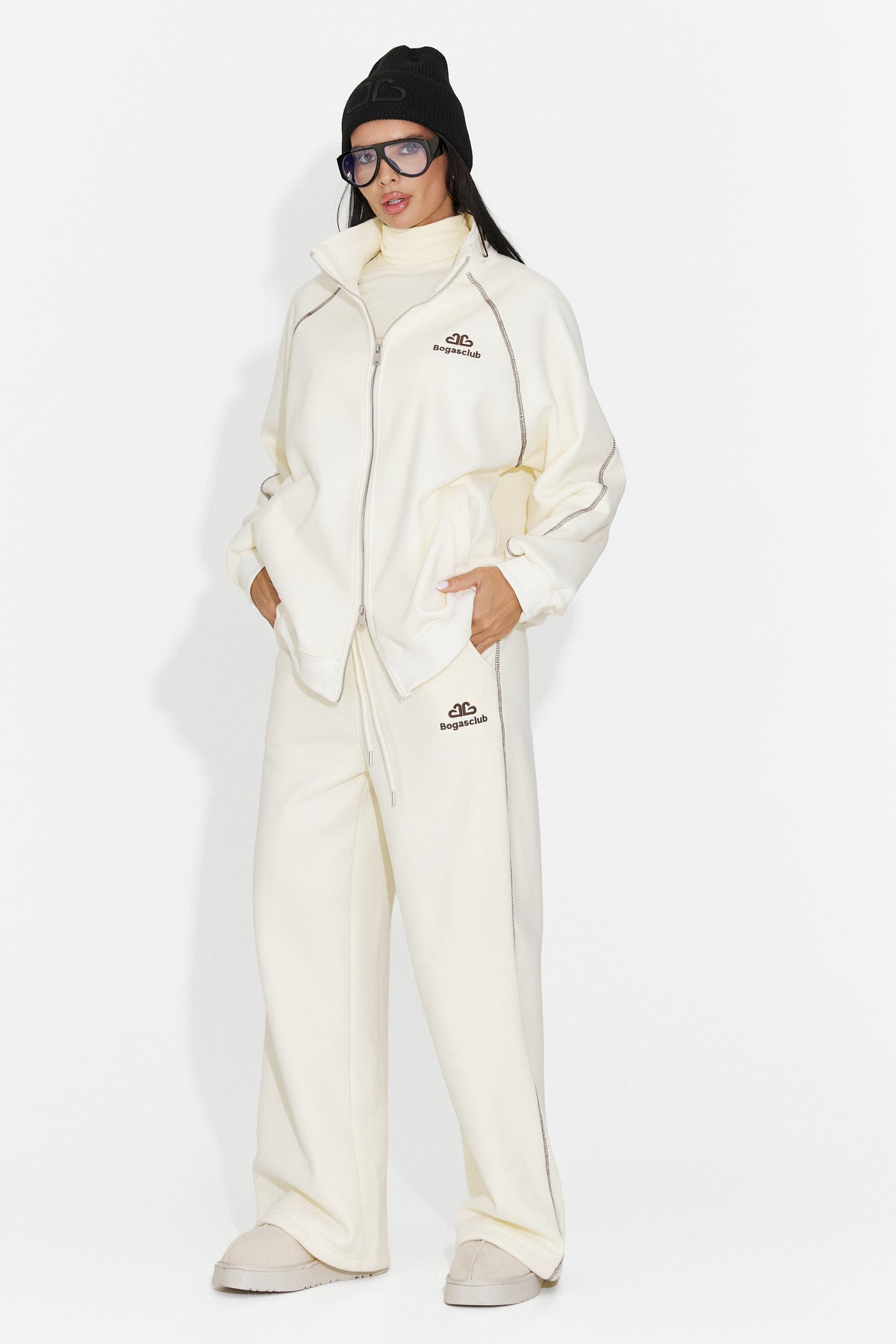 Trening casual crem Brisioena Bogas