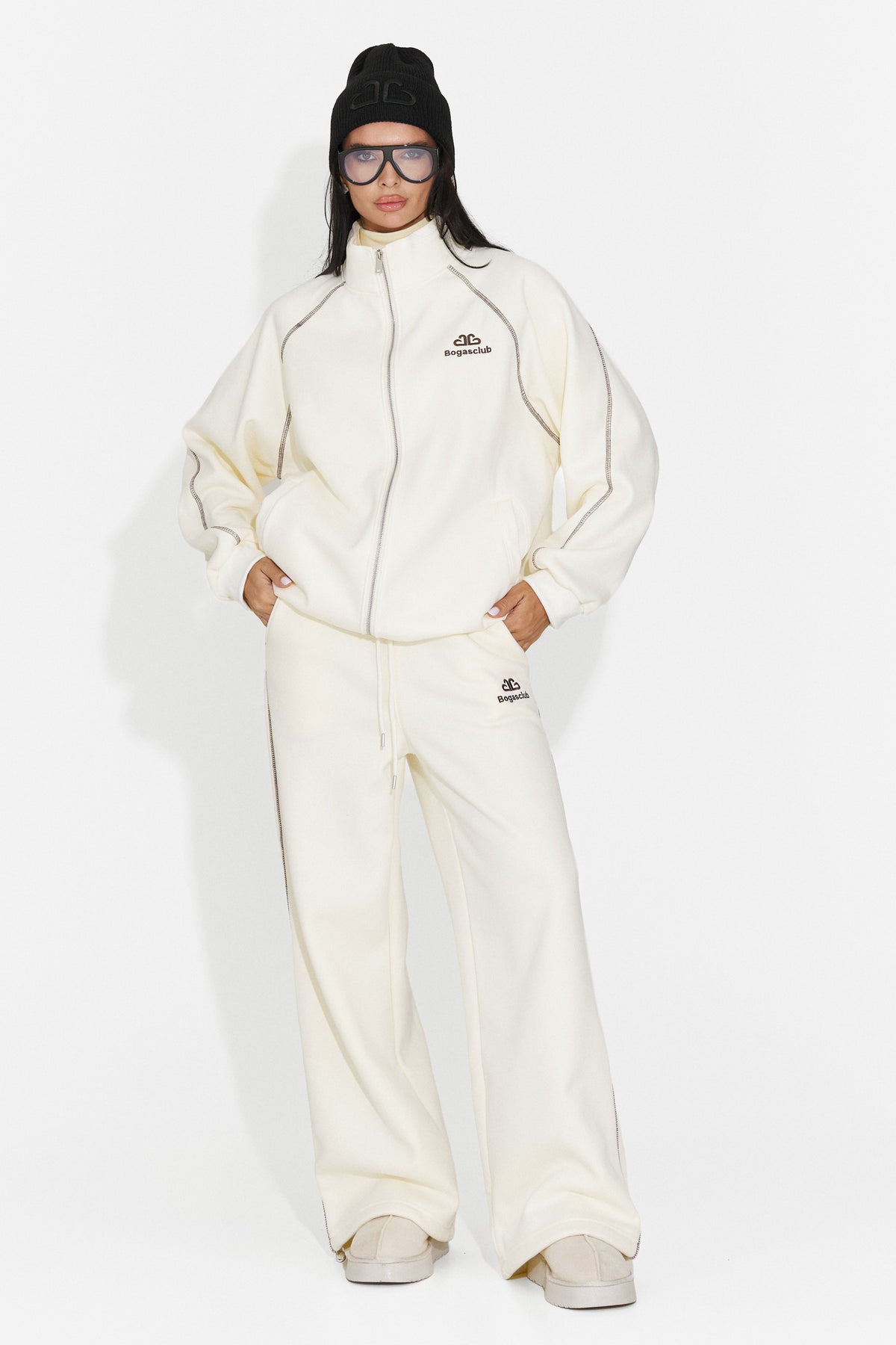 Trening casual crem Brisioena Bogas