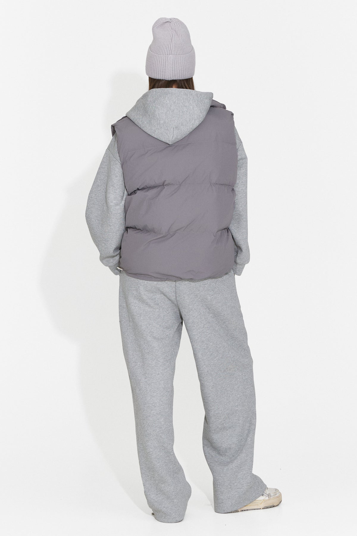 Trening casual gri Klovimira Bogas